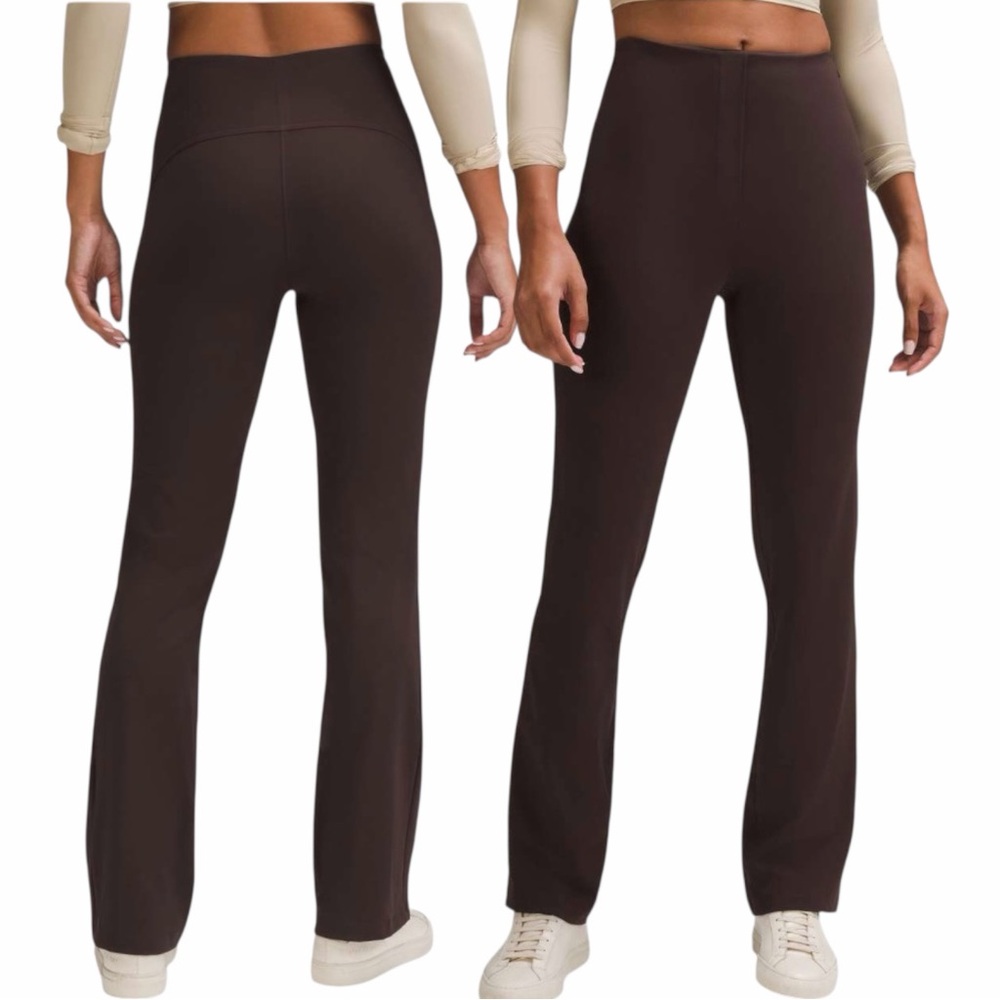 lululemon athletica Women's Brown Straight-Leg Pants
